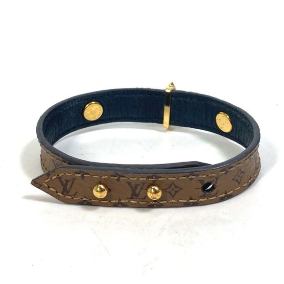 Authentic LOUIS VUITTON Accessories Monogram Reverse Bracelet Blooming - Picture 1 of 12